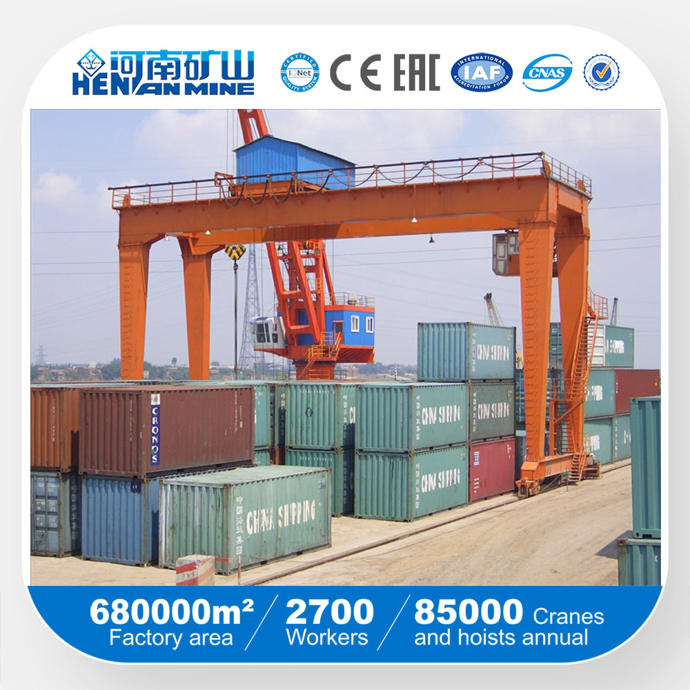 China 
                Op rails gemonteerde container van het RMG-type met dubbele balk en gantry-kraan
             leverancier