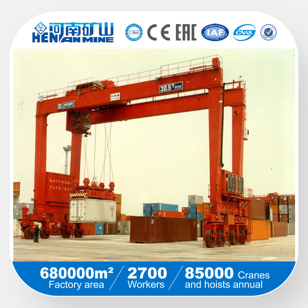 China 
                Rtg Type Rubber Tyre Quayside Container Gantry Crane
             supplier