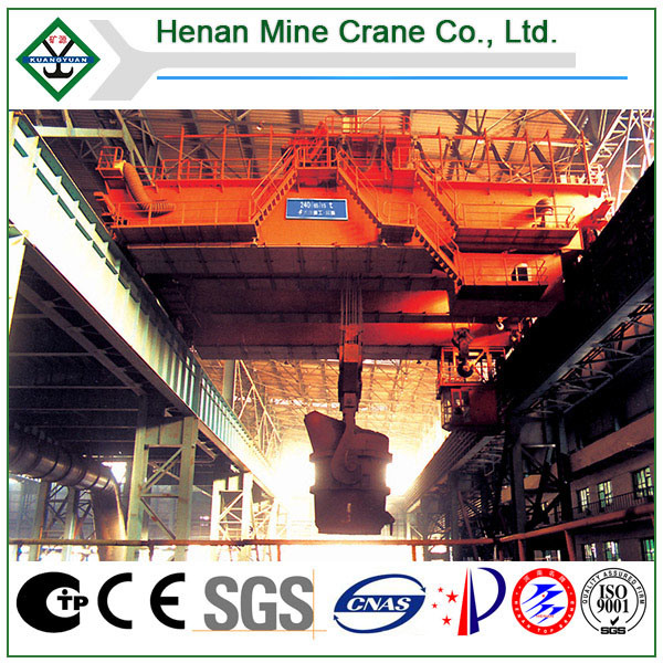 China 
                Industria de la fabricación de acero Foundry Bridge Crane-Casting Overhead Crane
             proveedor