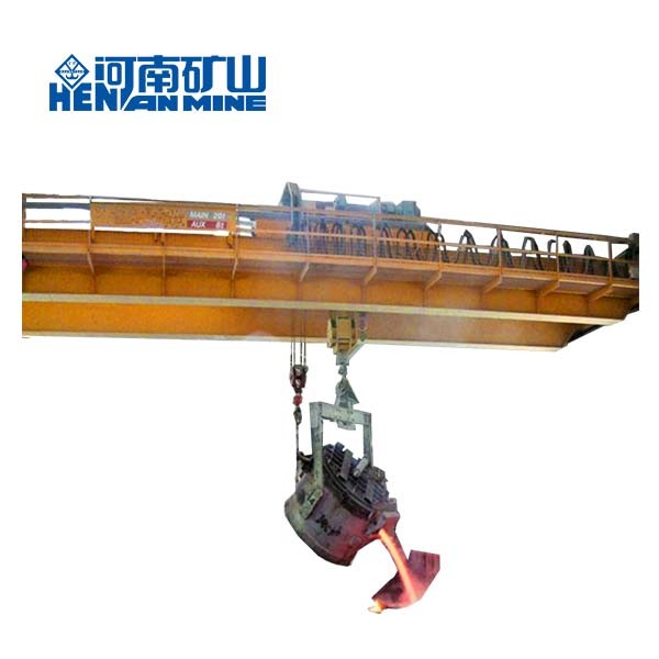 
                Stahlwerk Verwendung Kelle Kran Doppelträger Overhead Fahrkrane
            