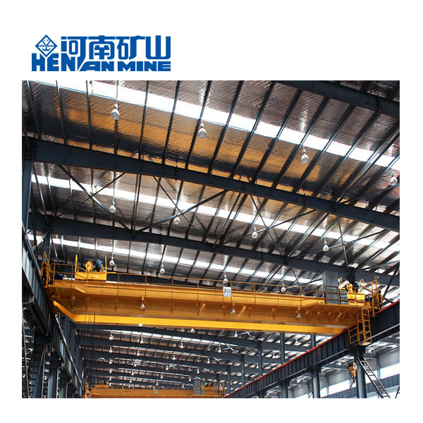 China 
                Steel Production Workshop Design Winch Eot Double Beam Overhead Crane
             supplier