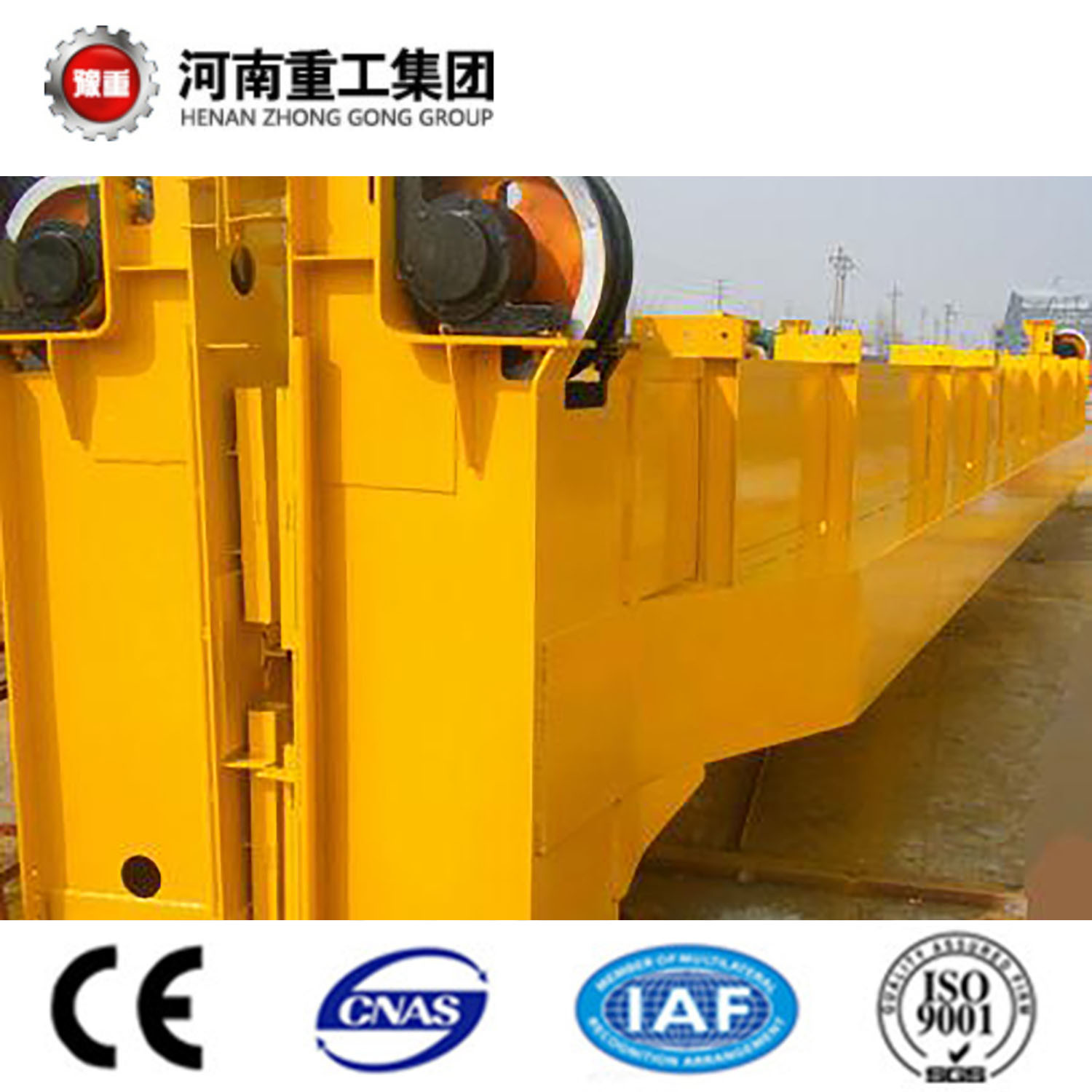 Chine 
                CE/SGS Certificat Passage supérieur Heavy Duty EOT Crane
             fournisseur