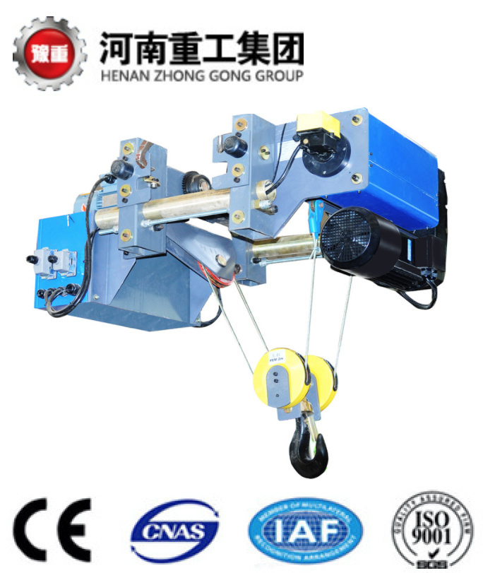 FEM/DIN Standard Low Headroom Electric Wire Rope Hoist for Workshop, Warehouse Using