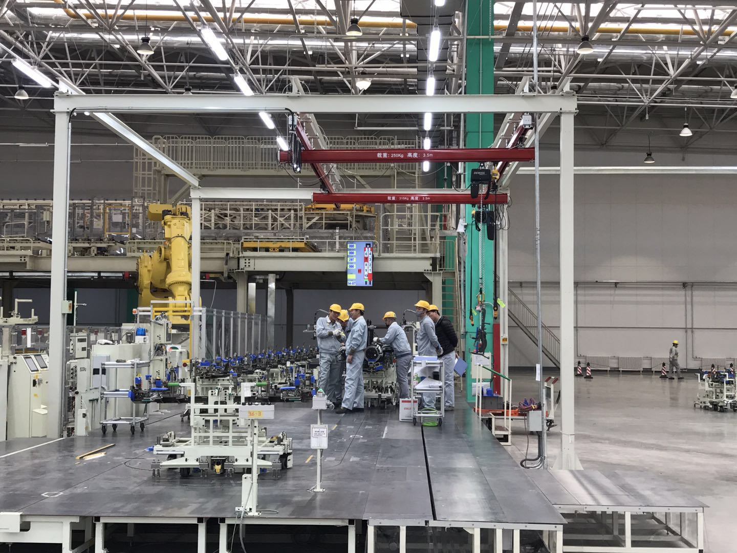 China 
                Indoor use KBK flexible light overhead crane
             supplier