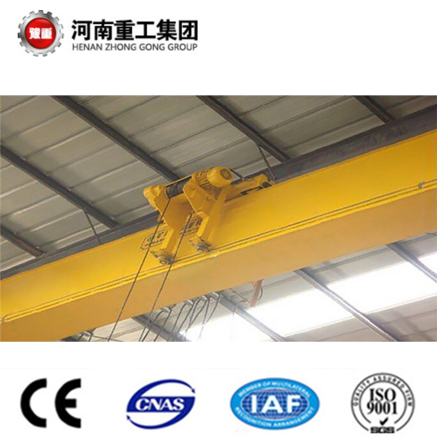 LDP Model Partial Hang Hoist Single Beam Eot/Overhead Crane