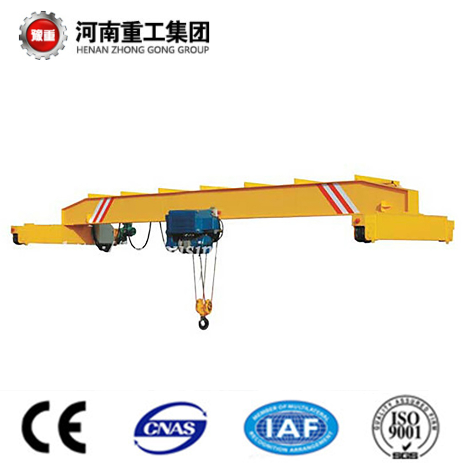 China 
                Manual/Hand Driving Double Girder/Beam Crane
             supplier