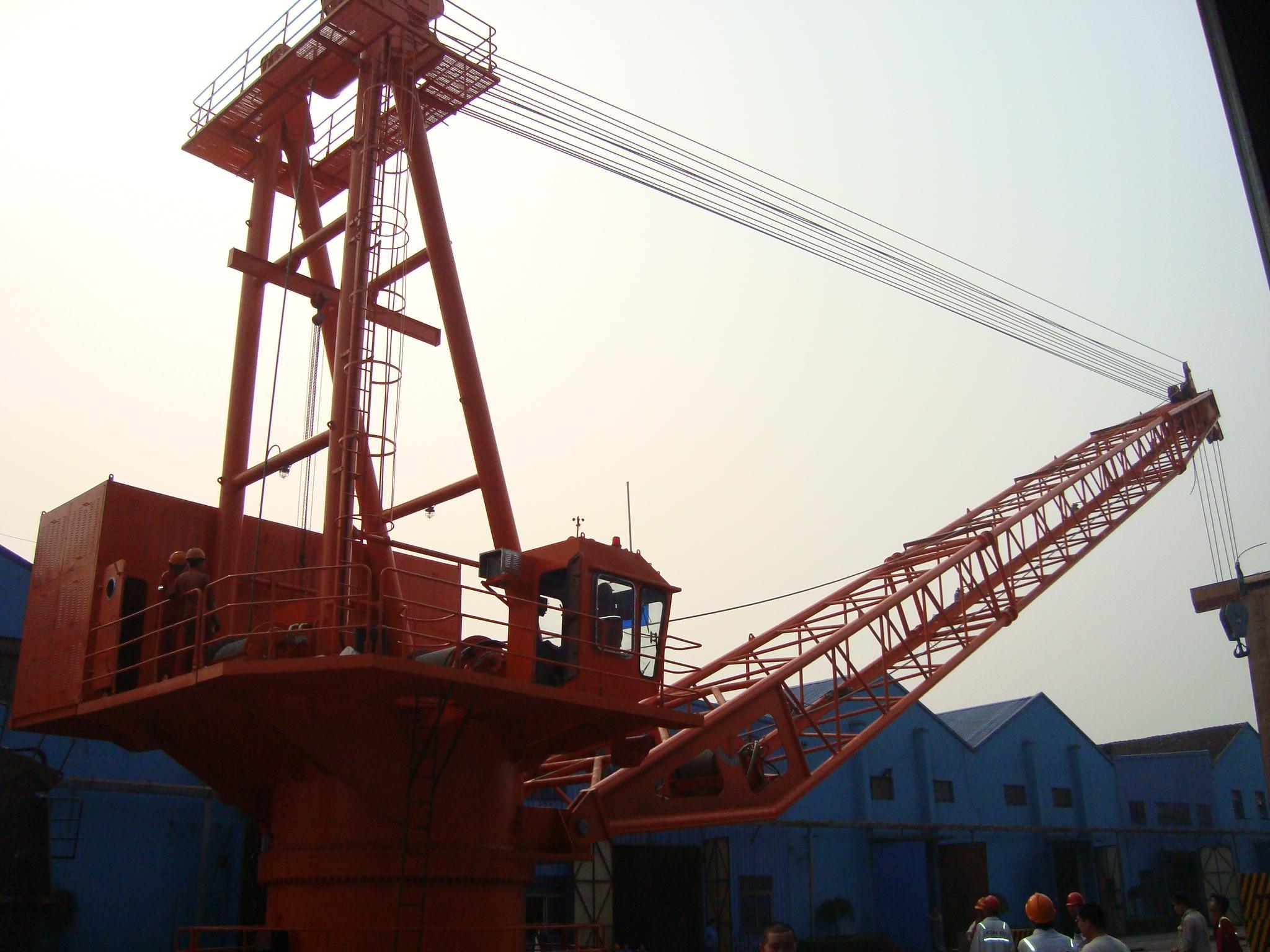 Chine 
                Grue de pont hydraulique marine
             fournisseur