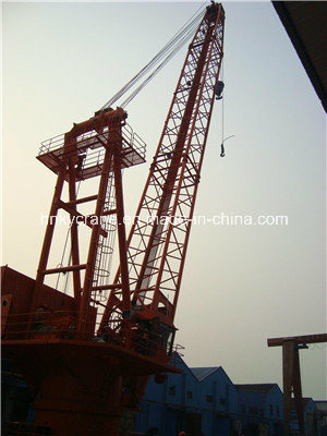Chine 
                Pont de navire maritime Jib grue hydraulique
             fournisseur