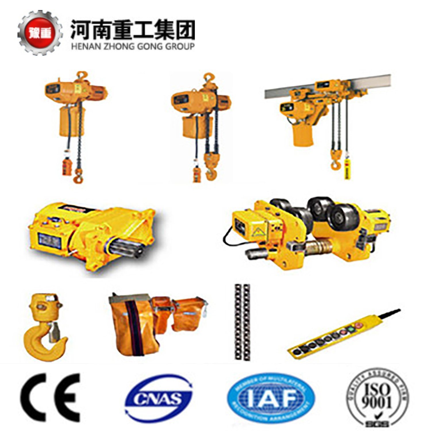 China 
                Popular European Standard Low headroom Electrical Hoist
             supplier