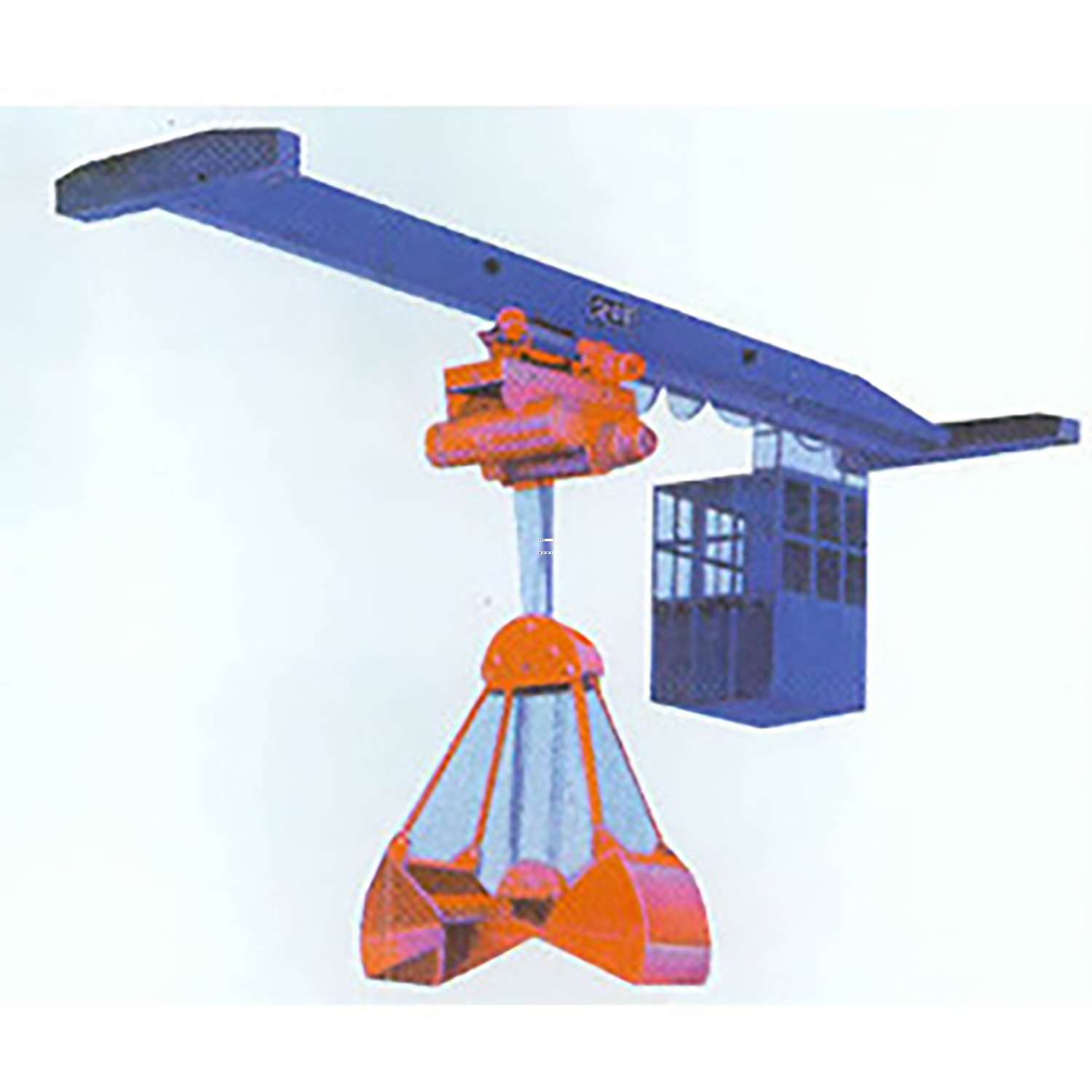 China 
                Single Girder Grab Bucket Overhead/Eot Crane (LZ Model)
             supplier