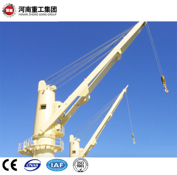 With ABS, BV Certificates China Marine Hydraulic Deck Crane