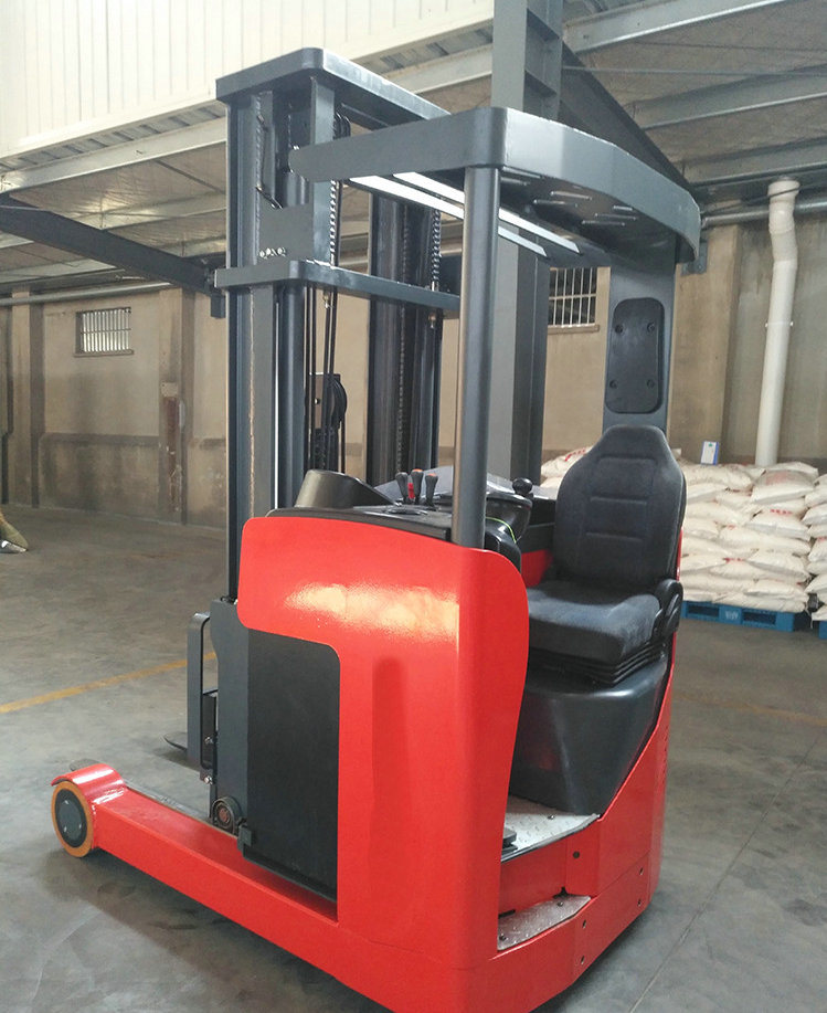 1.0ton Personalized Manual Hydraulic Stand up Type Electric Reach Stacker