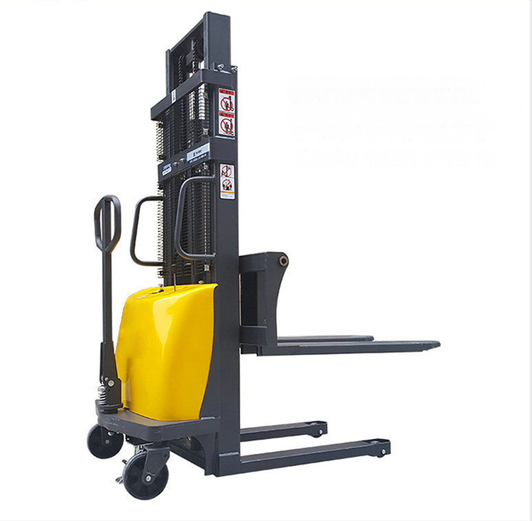 1.5 Ton 2 Ton 4.5m 5m 5.5m 6m 7m 6.5m Wide Leg Straddle Electric Stacker with Ce