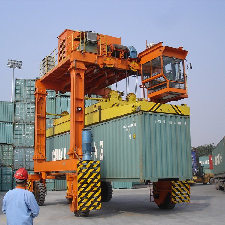 10 -200 Ton Workshop Trackless Rubber Tyre Mobile Gantry Crane