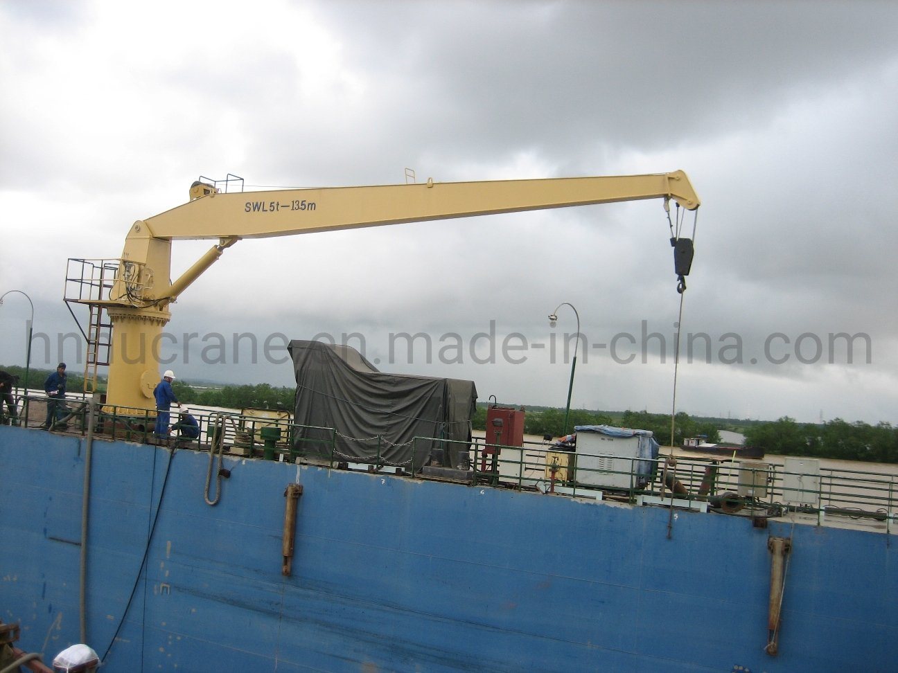 
                10 Ton 15 Ton Hydraulic Marine Lifting Crane for Sale
            