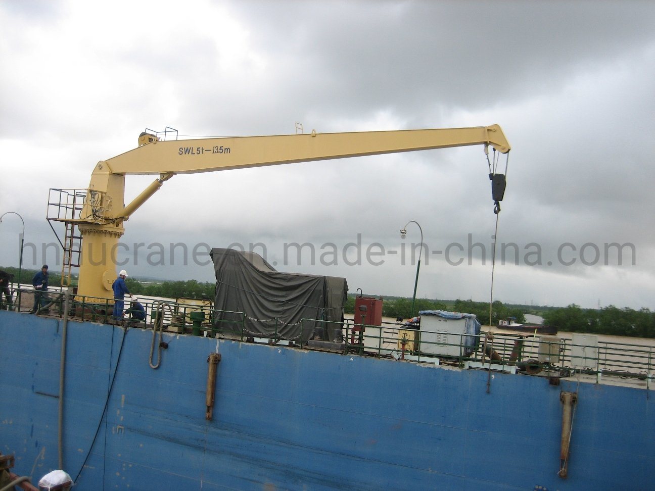 10 Ton 15 Ton Hydraulic Marine Lifting Crane for Sale