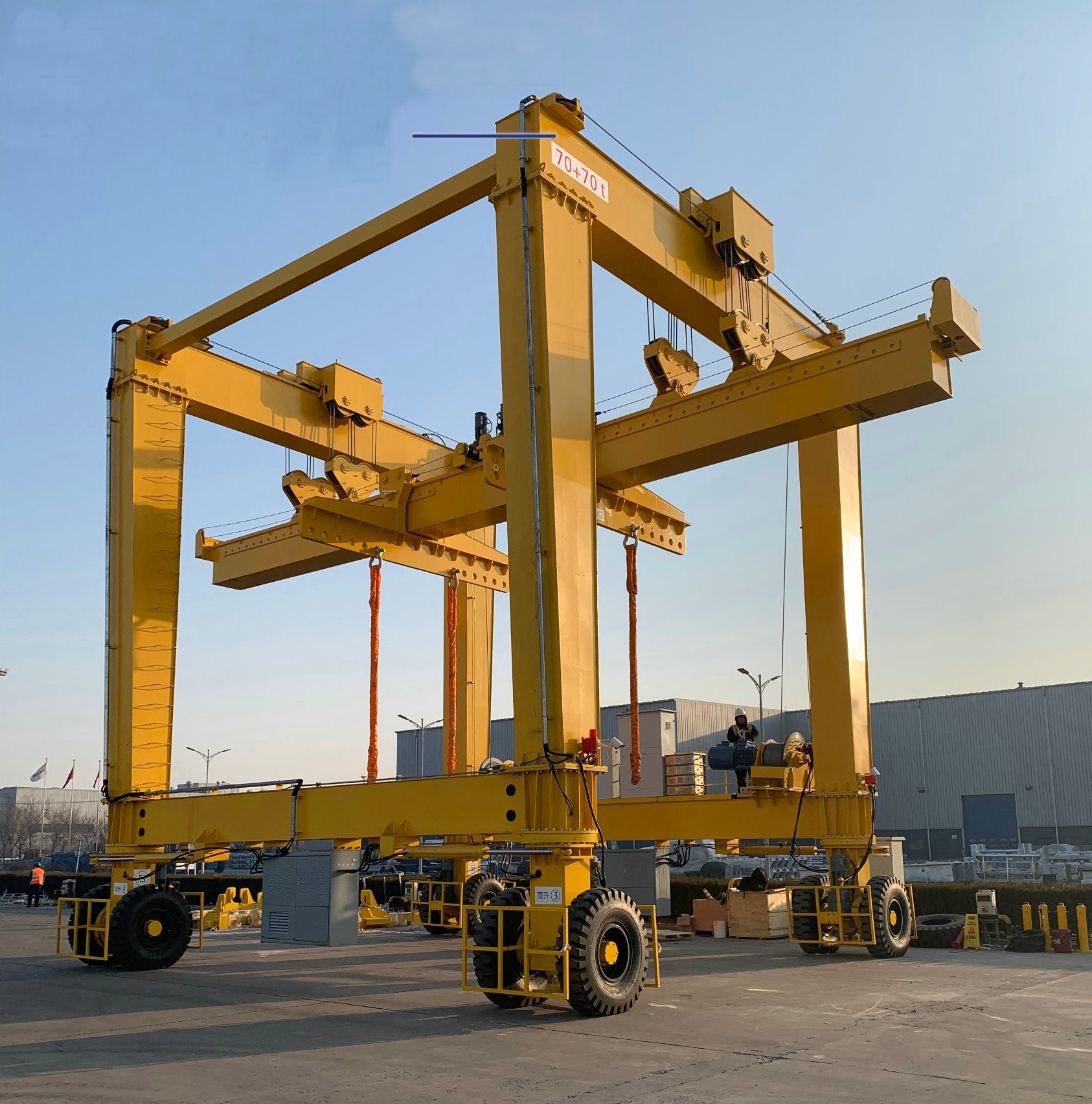 100t Hydraulic Gantry Rental/Boom Gantry/Hydraulic Gantry Crane Lifting System