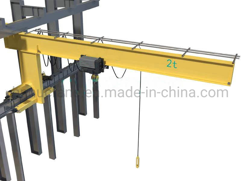 1500kg Rotation Column Mounted Small Wall Traveling Jib Crane