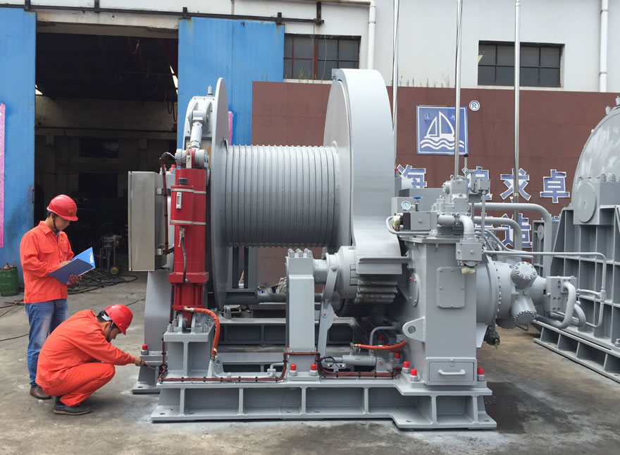 15ton Hydraulic Power Unit Single Drum Winch for Sale