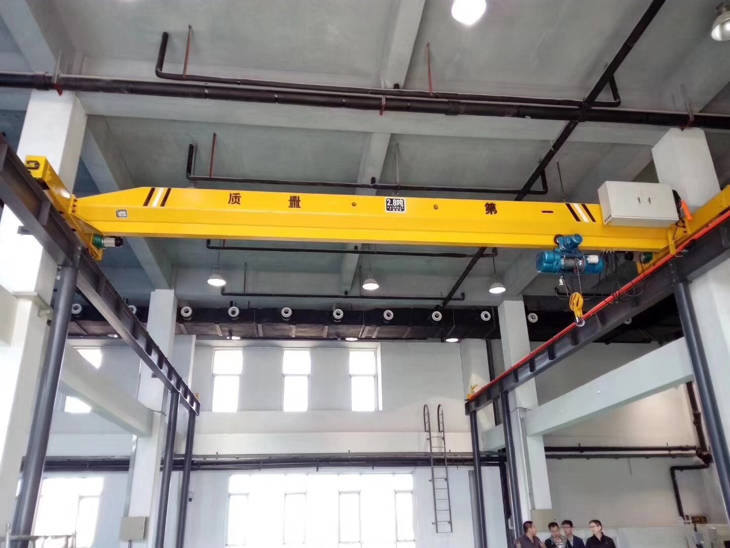 China 
                16ton Single Girder Monorail Single Beam Foundry Bridge Crane 75/20t
             supplier