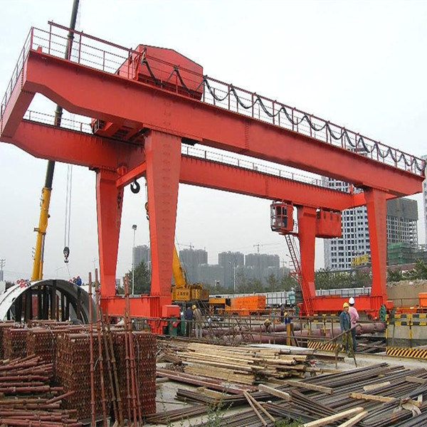
                16tons-50tons Double Beam Double Trolley Gantry Crane for Marble Lifting
            