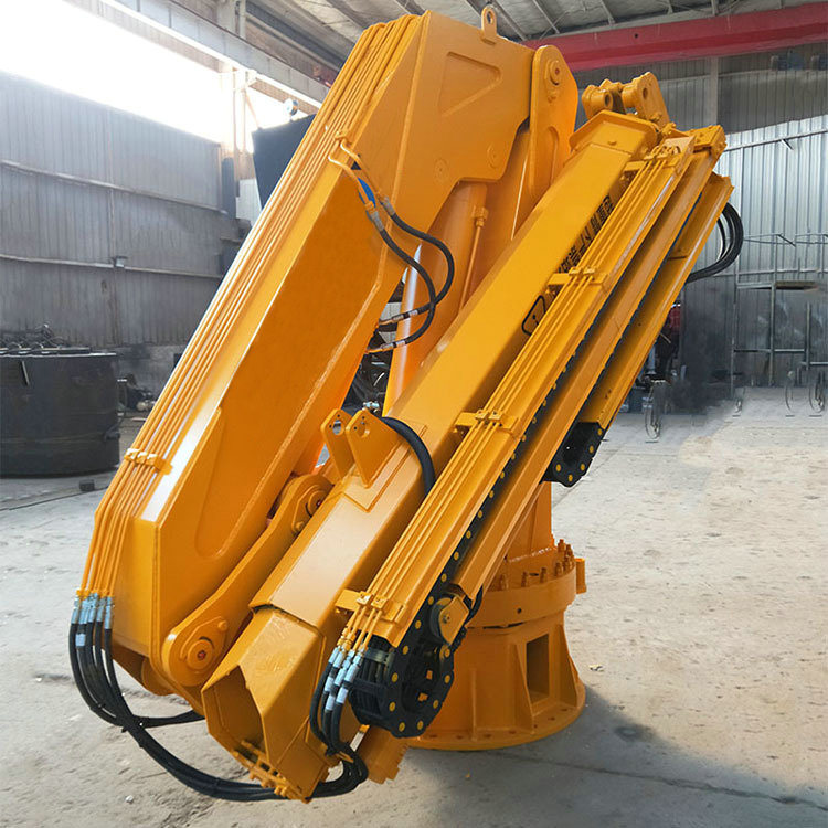 1t5m Knuckle Telescopic Boom Crane Compact Struture