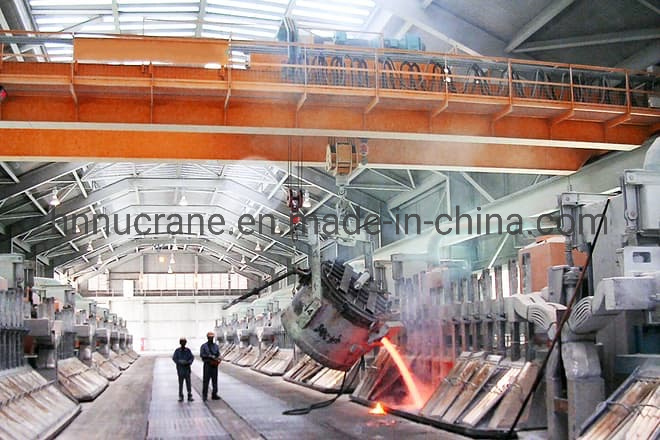 20t Double Girder Overhead Bridge Electric Qz Steel Scrap Handling Overhead Crane