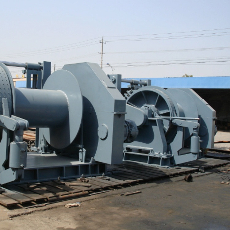 25 T 50 T 100 T Hydraulic Electric Winch for Shipyard Construction