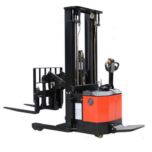 2640lbs Capacity 119.4 Inch Height Full Powered Electric Straddle Stacker