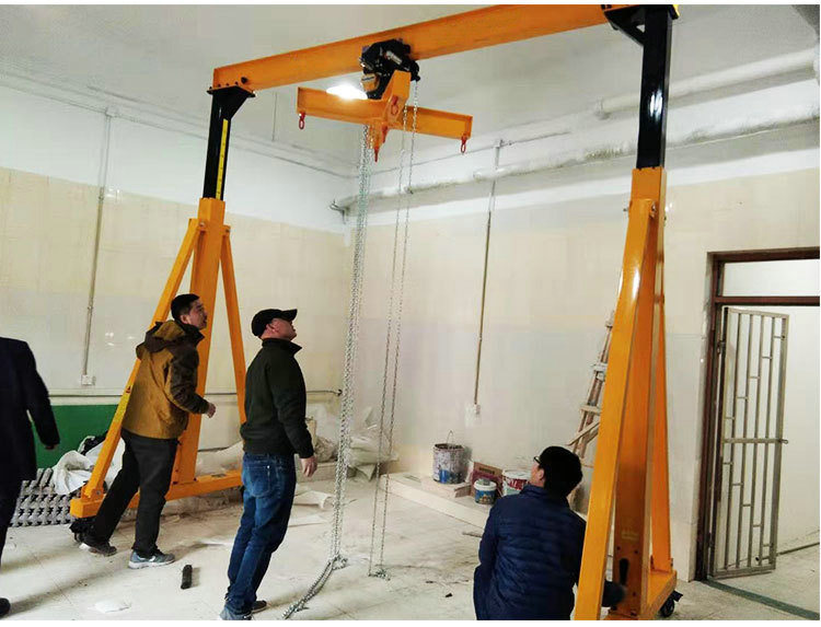 
                2ton Manual Adjustable Portable Mini a Frame Gantry Crane
            