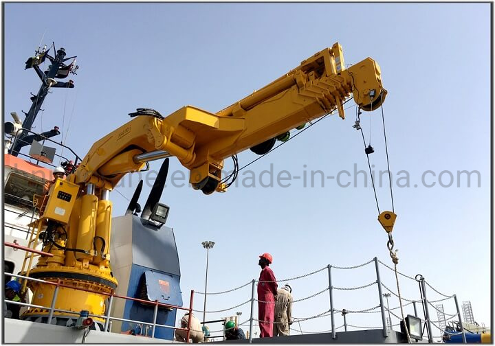 3 Ton 5 Ton 10 Ton 15 Ton Hydraulic Marine Lifting Crane for Sale