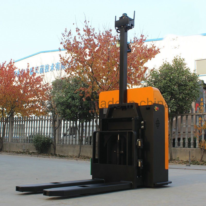 
                3 Way 48V/400ah Electric Pallet Stacker 1500kg Loading Capacity Widely Used in Cold Storage
            