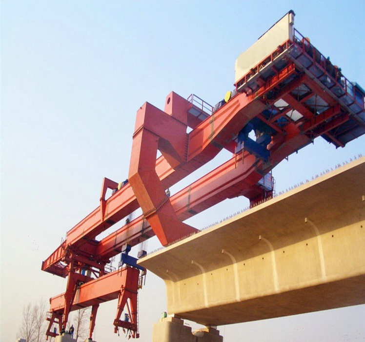 
                300 Ton Mrt Bridge Erection Launching Gantry Electric Launching Crane
            