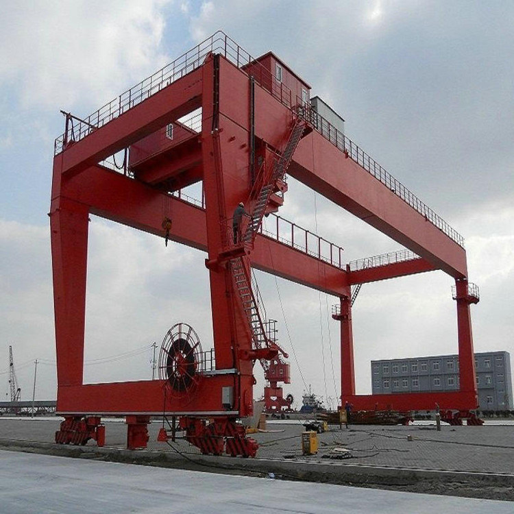 
                35 Ton Frame Model Double Girder Trolley Portal Crane Gantry Truss Double Beam with MD Hoist for Outside
            