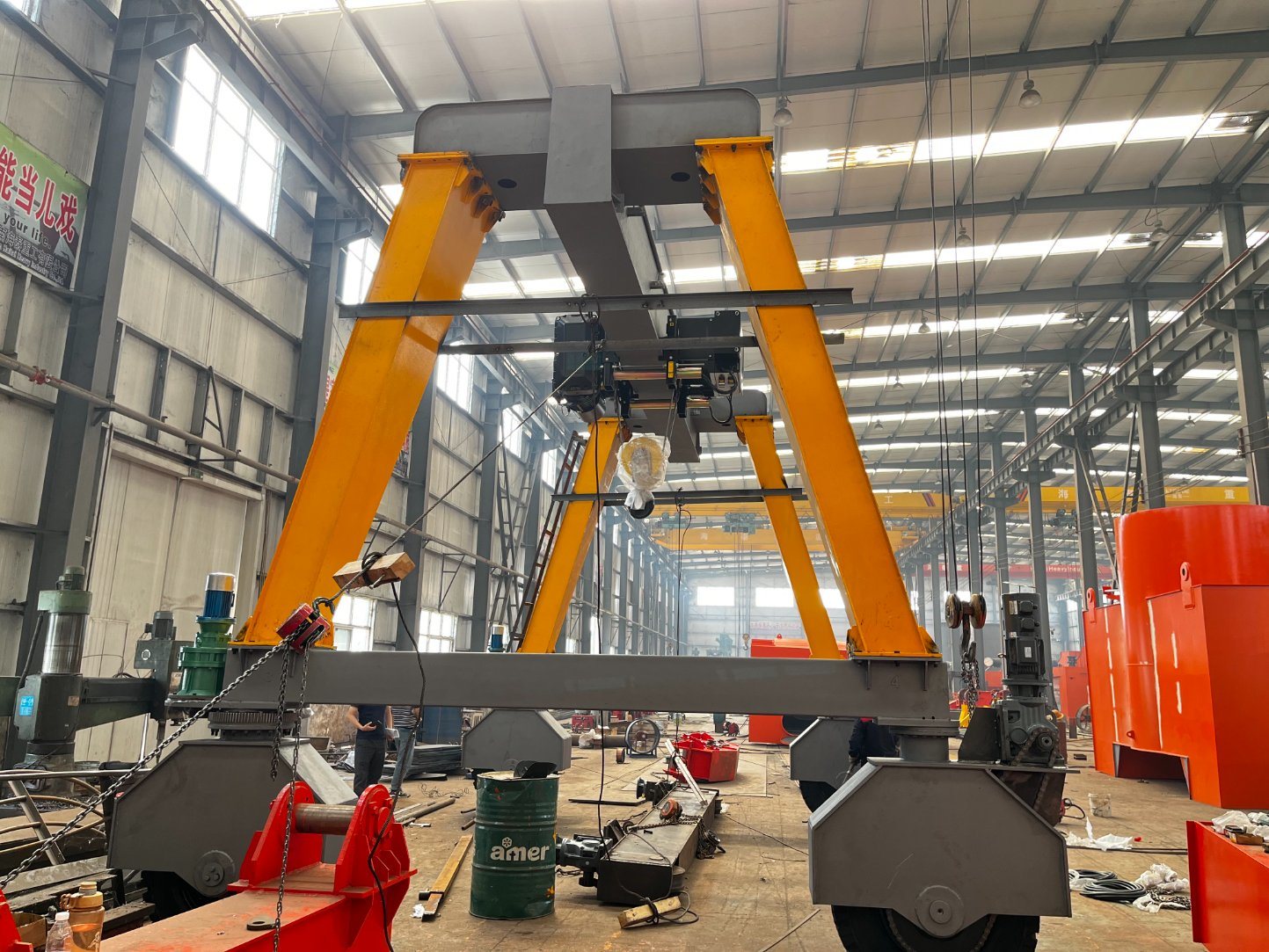 40 Ton Quayside Container Rtg Crane Container Rubber Tyre Straddle Carrier Gantry Crane for Sale