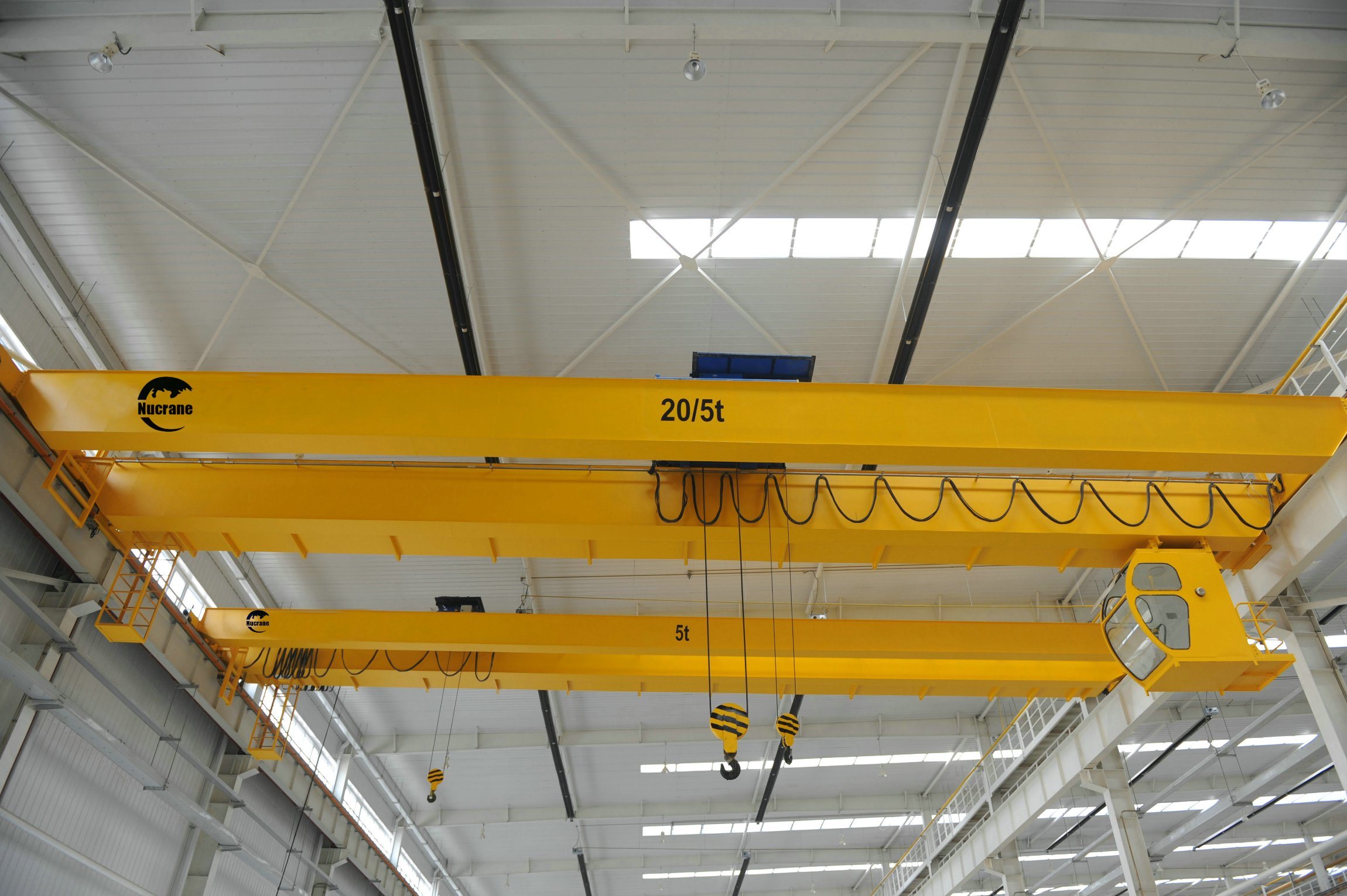 400t/80t Heavy Capacity Double Girder Hook Winch Overhead Bridge Crane