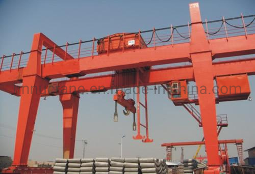 China 
                50 ton Europe Style Double Girder Beam Mobile Gantry Crane Te koop
             leverancier