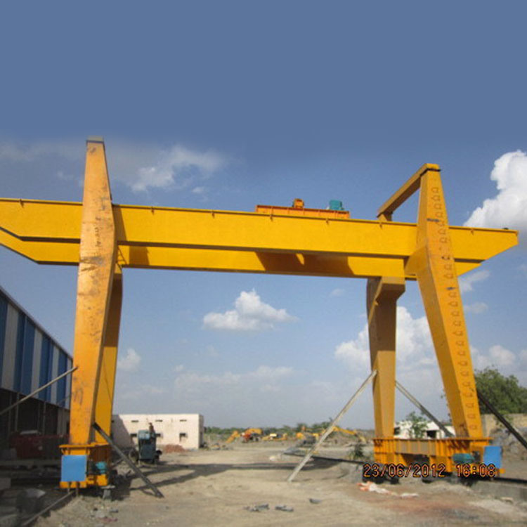 
                50 Ton Mg Type Heavy Duty Double Girder Gantry Crane Overhead Crane Used for Outside
            