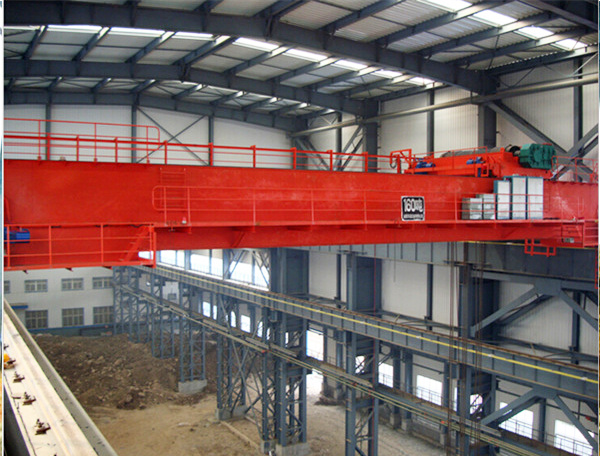 
                50 Ton Pendent Control Double Girder Overhead Bridge Crane Price
            