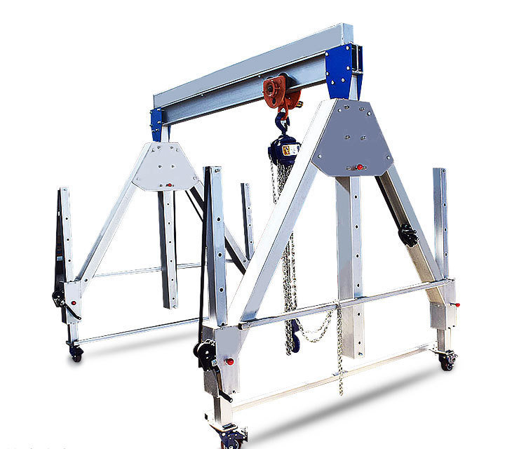 Aluminum Alloy Folding Small Gantry Crane with Jib Arm