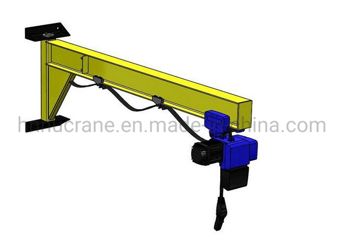 
                Buy 3 Ton Portable Swing Foundation Map Pillar Wall Cantilever Jib Crane with Hook
            