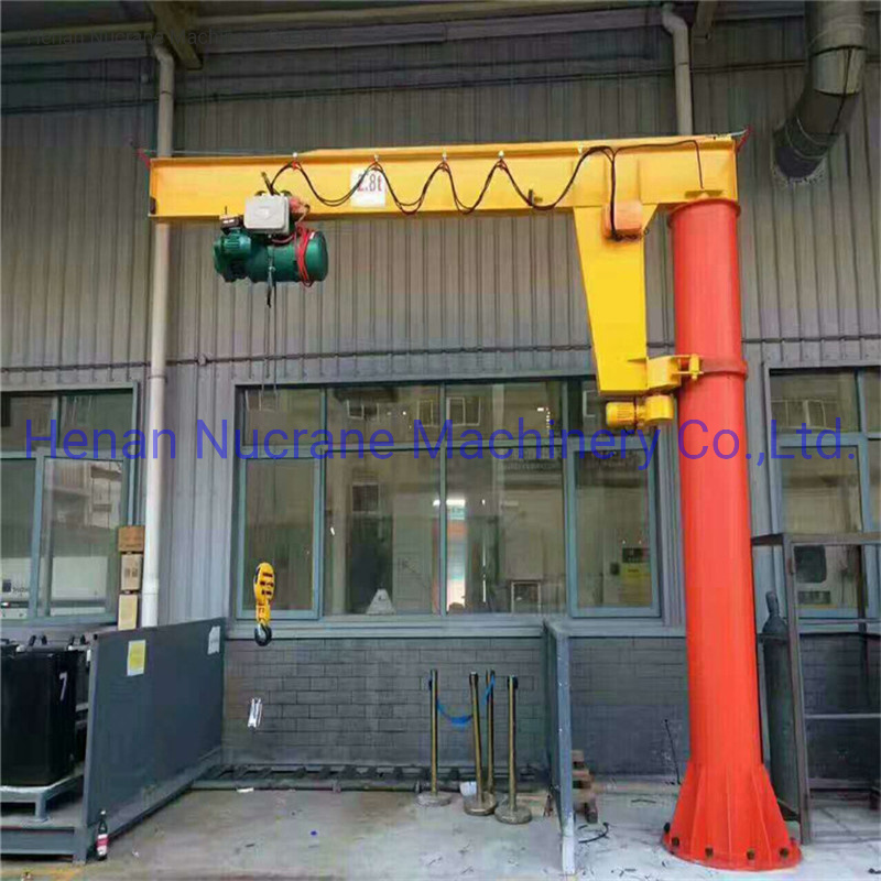 Bz Model Fixed Column Slewing 1 Ton Manual Jib Crane