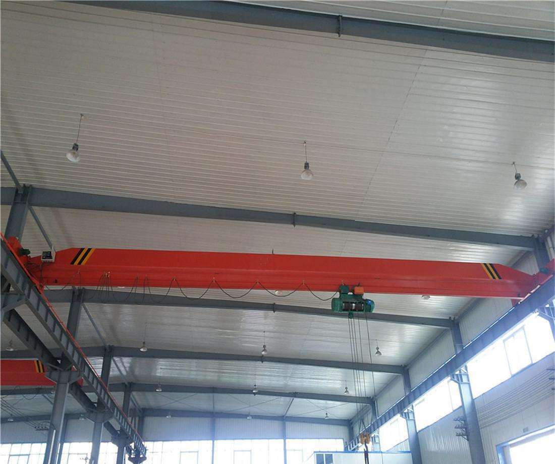 CE/SGS 10t 15t Remote Control Construction Equipment Eot Single Girder Overhead Crane Price with Steel Wire Rope Hoist