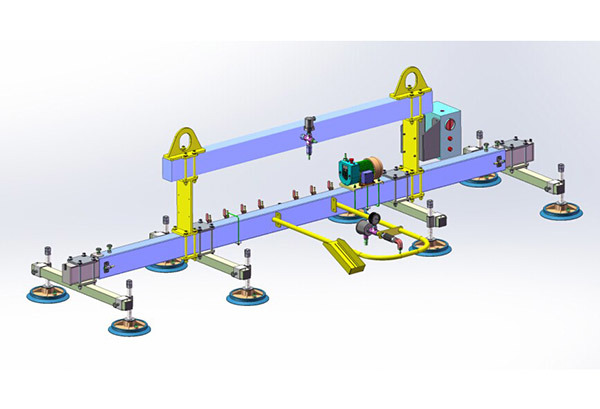 Capacity of 300/500kg Loading Steel/Board/Plywood Swing Arm Vacuum Lifter