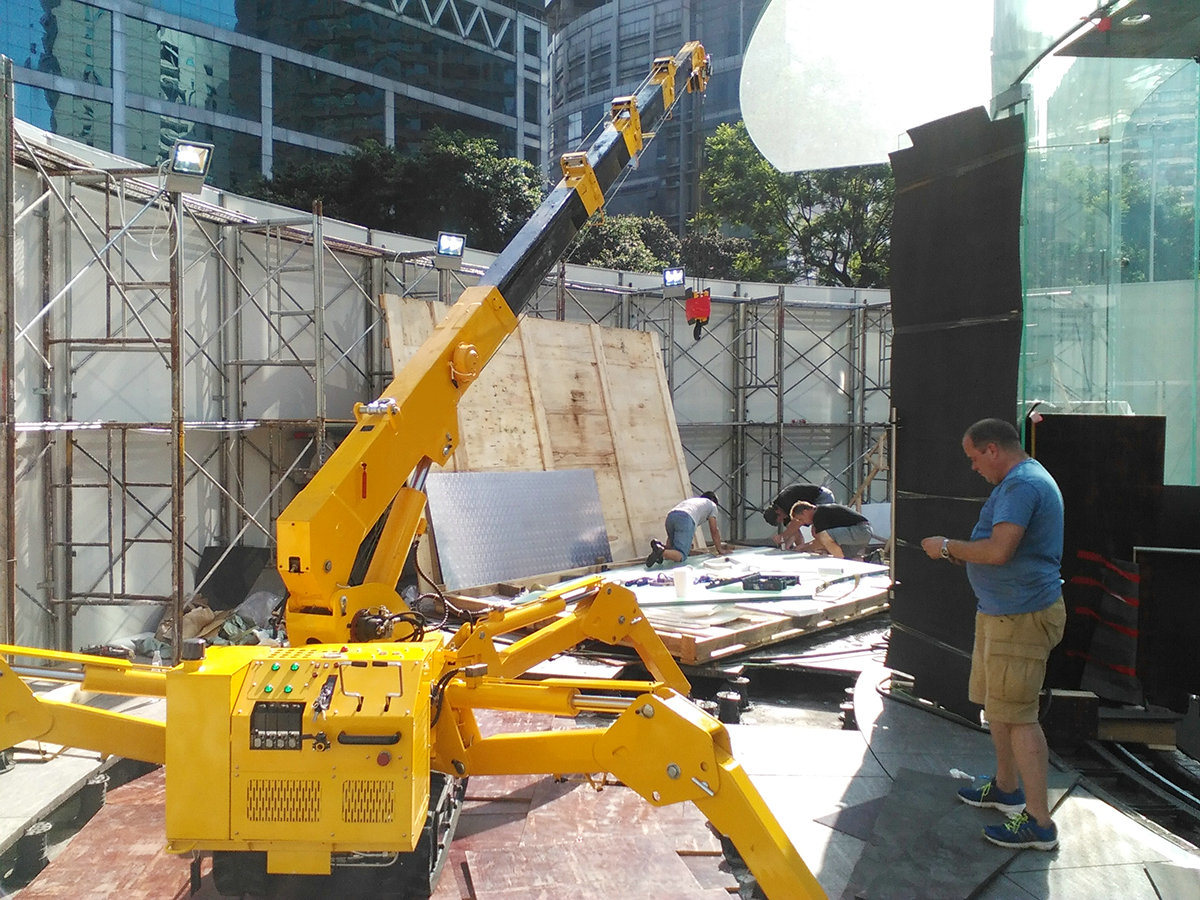 Chinese Small Spider Mobile Crawler Crane with Ce and ISO Certificate