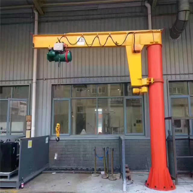 Column Standing Arm Slewing Small Pillar Jib Crane