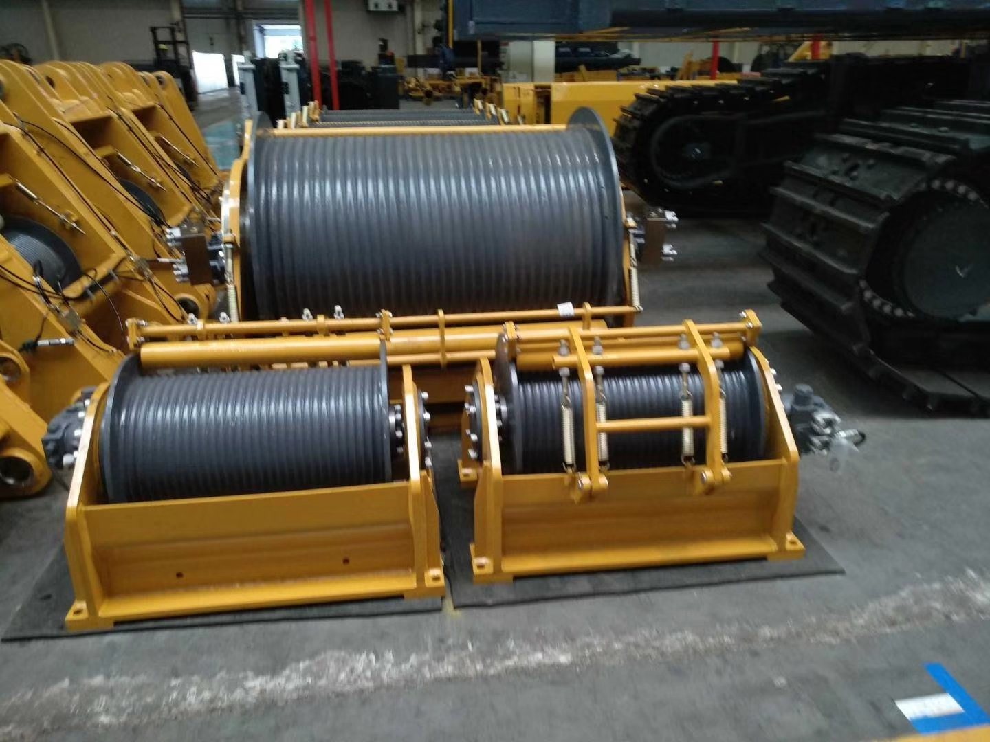 Compact Logging Hydraulic Winch Forestry Low Loader Winch