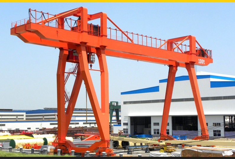 China 
                Concrete Beam Handling Double Girder Gantry Crane with Truss
             supplier
