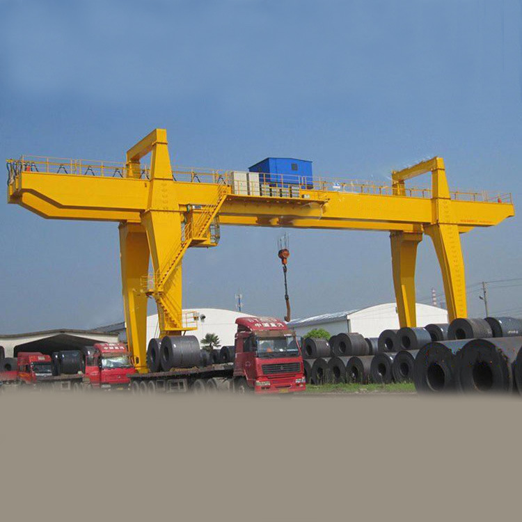 Китай 
                Двухлучевая мобильная козловой кран, 20 тонн, 30 тонн, 40 тонн, 60 тонн Контейнер козловой кран для мастерской
             поставщик