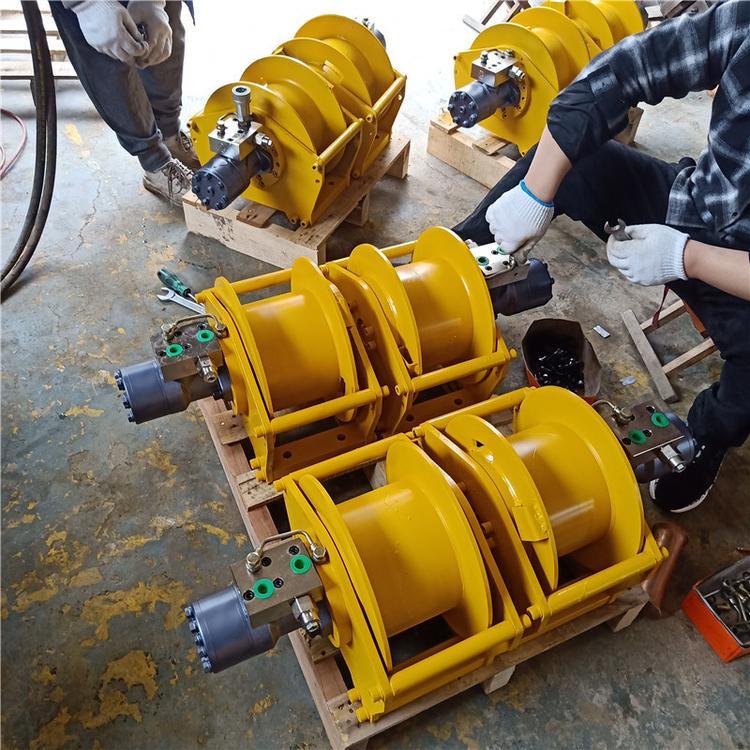 Double Drum Hydraulic Winch Marine Anchor Hydraulic Winch for Pulling Boat